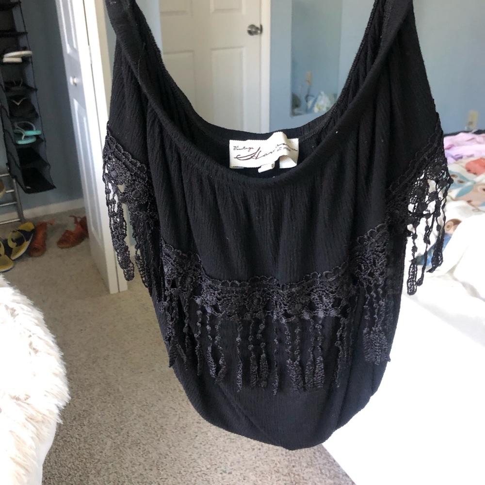 Vintage Havana strapless blouse